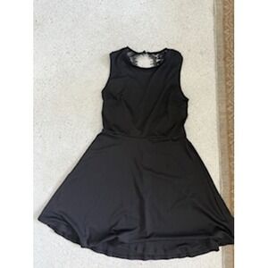 Little Black Dress Women's Sleeveless Fit and Flare‎ Lace Back Party Cocktail